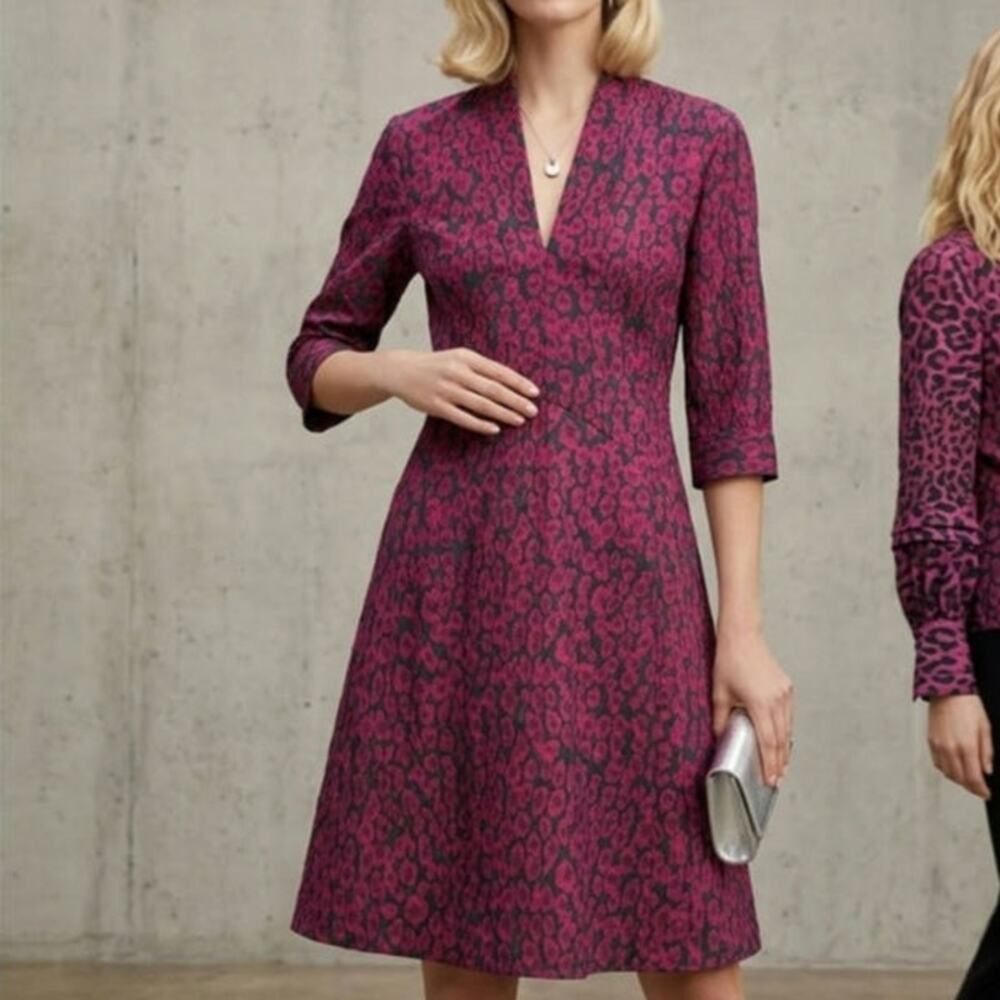 Womens Derek Lam Fusha Animapl Print Dress. Perfect for All Ocassions. Size 36